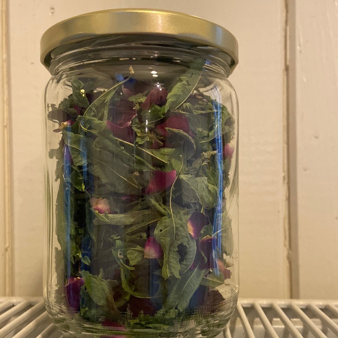 Theekruidenmix luxe (in glazen pot, 15g)