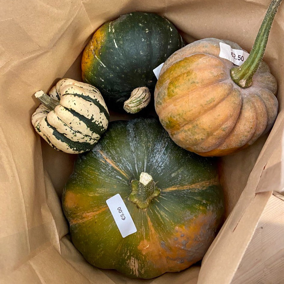 Pompoenvoordeeltas (4soorten, ~3.5kg)