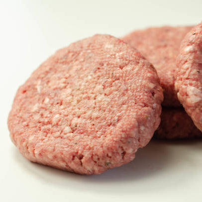 Rode bieten met hamburger (rund of vega)