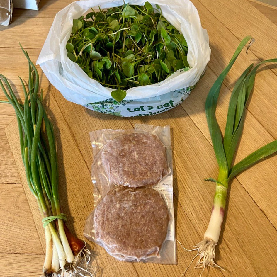 Winterpostelein met rundersaucijzen